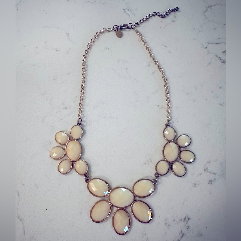 Chunky, statement necklace.
